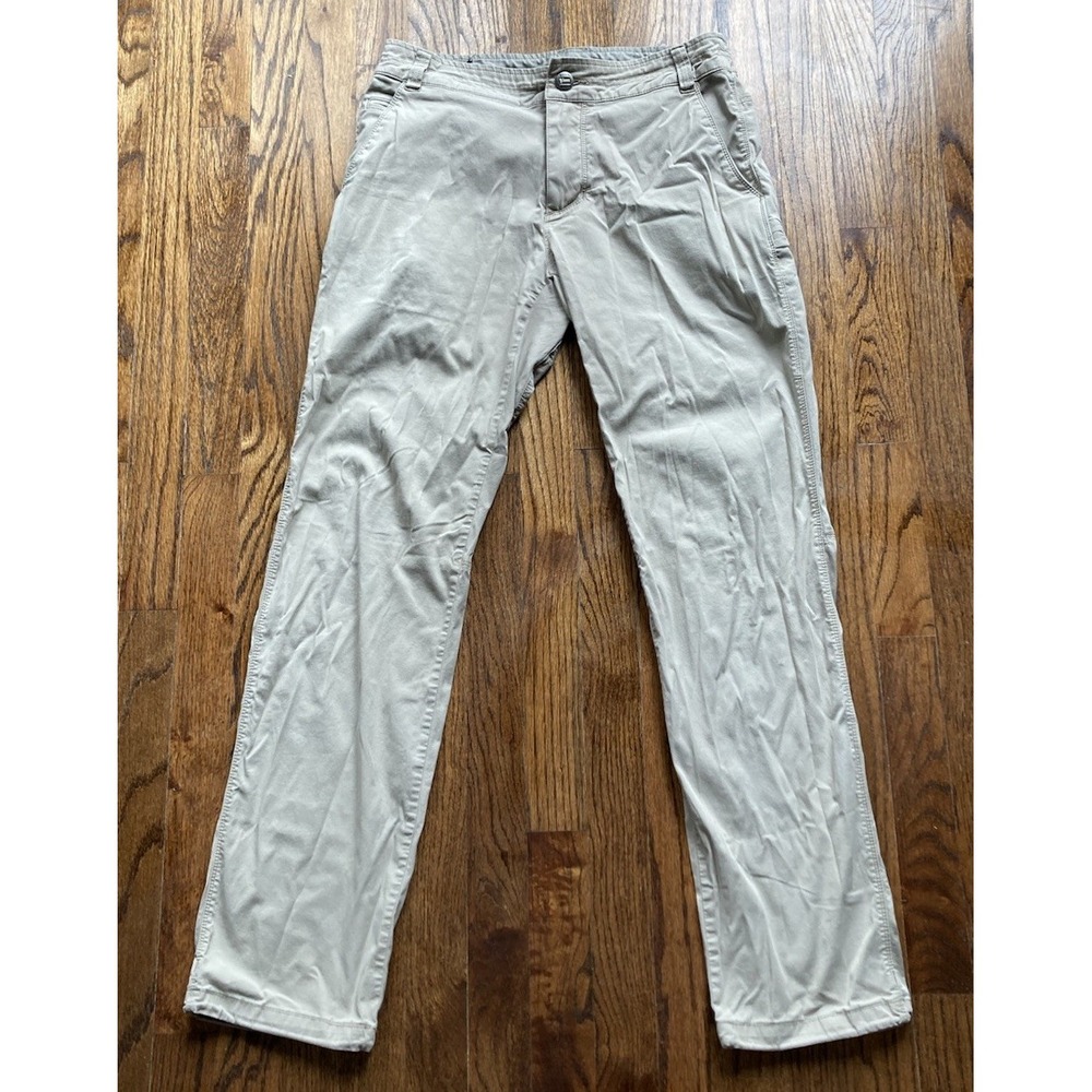 Kuhl Pants Mens 30x32 Resistor Lite Chino Beige Performance Hiking Pants Gorp
